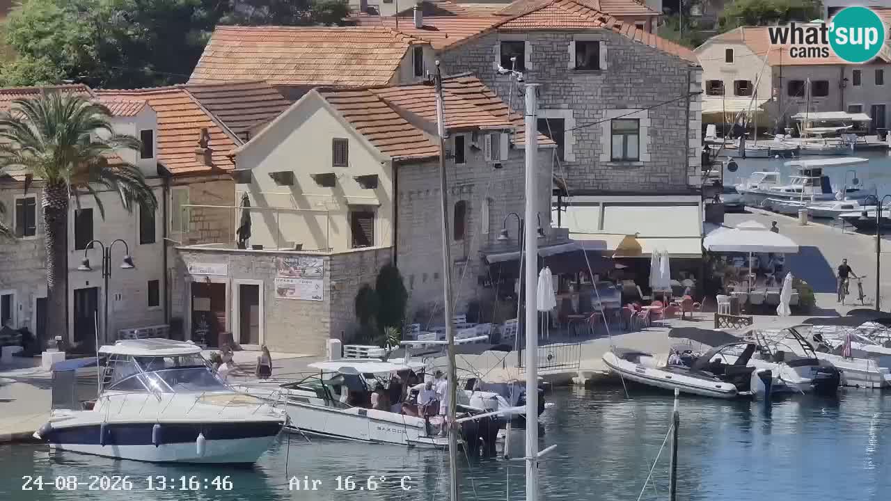Webcam Hvar Vrboska marina | Dalmazia
