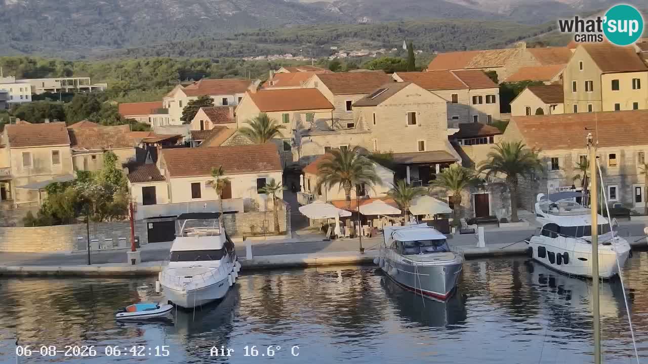Livecam Hvar Vrboska marina | Île de Hvar | Dalmatia