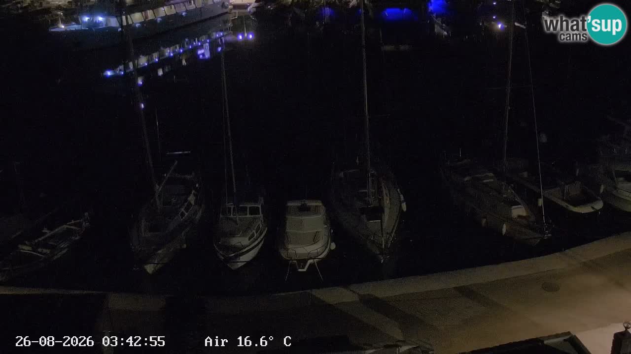 Webcam Vrboska marina | Hvar Insel | Dalmatien