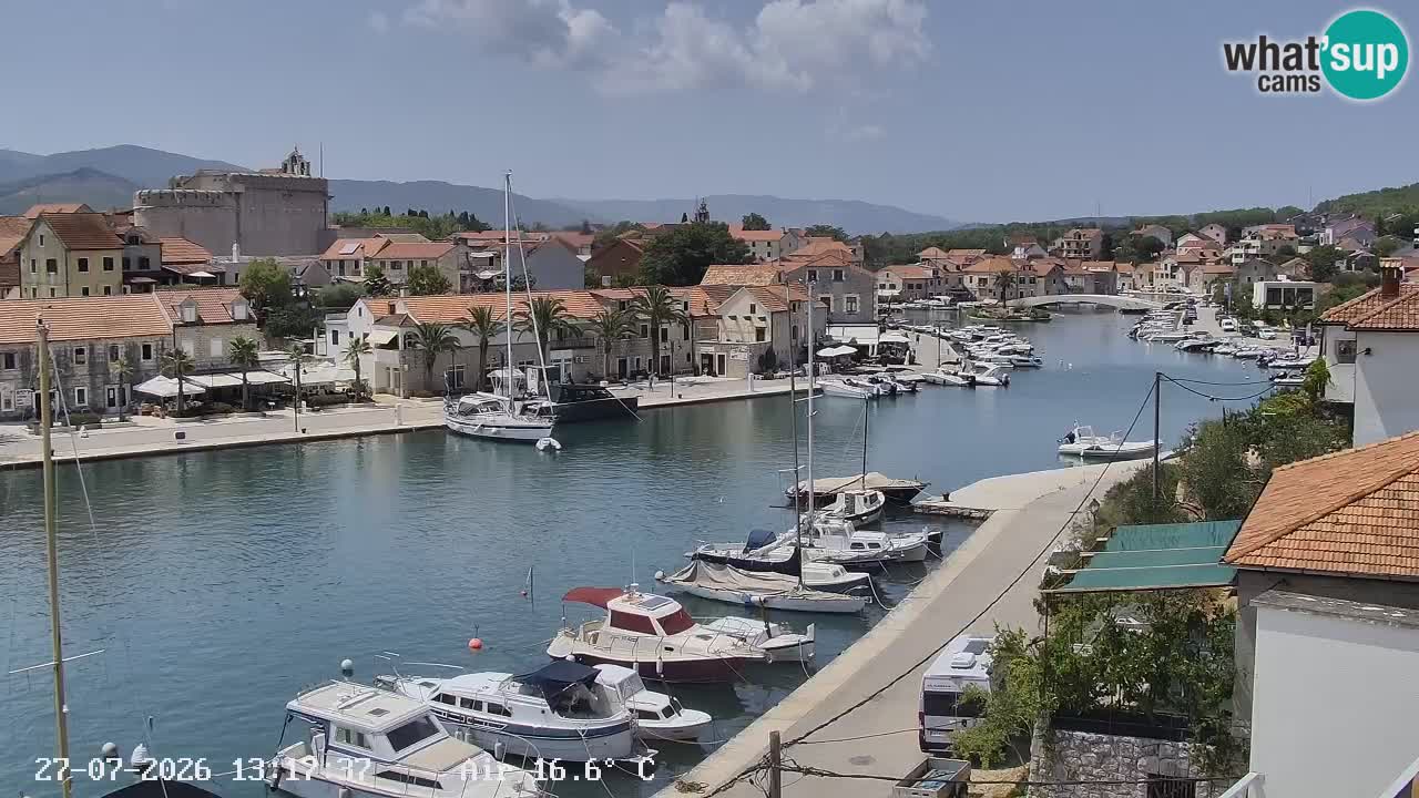 Livecam Hvar Vrboska marina | Île de Hvar | Dalmatia
