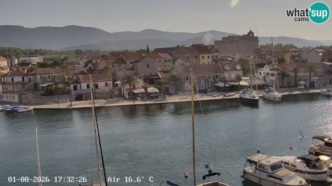 Webcam Vrboska marina | Hvar Insel | Dalmatien