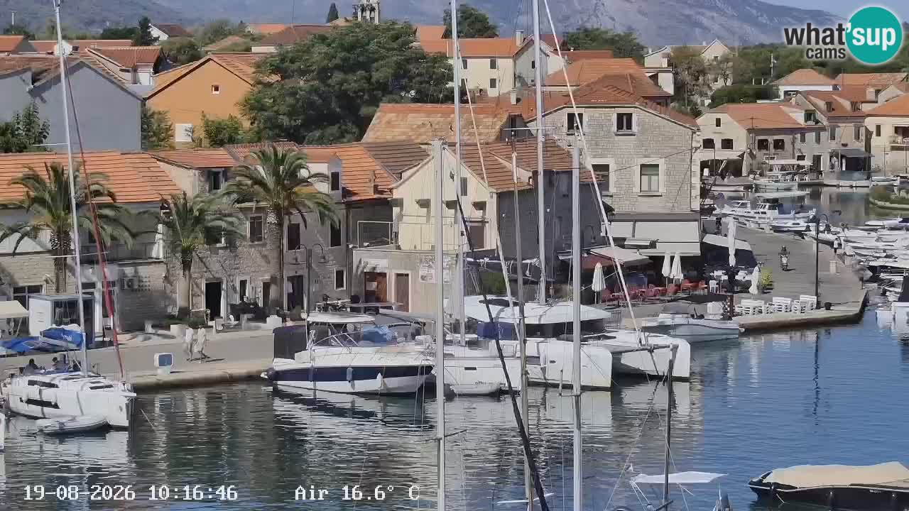 Livecam Vrboska marina | Hvar island | Dalmatia