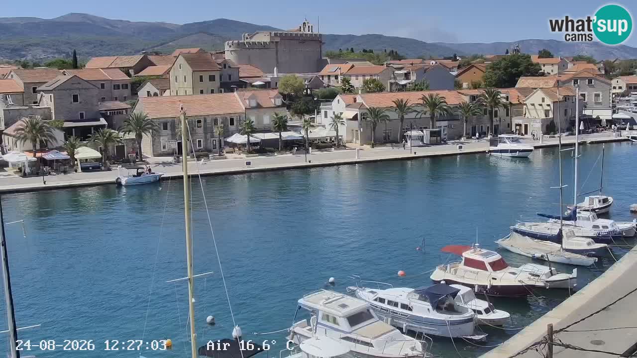 Webcam Vrboska marina | Hvar Insel | Dalmatien