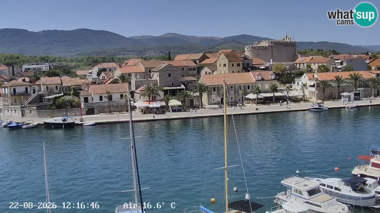 Livecam Vrboska marina | Hvar island | Dalmatia