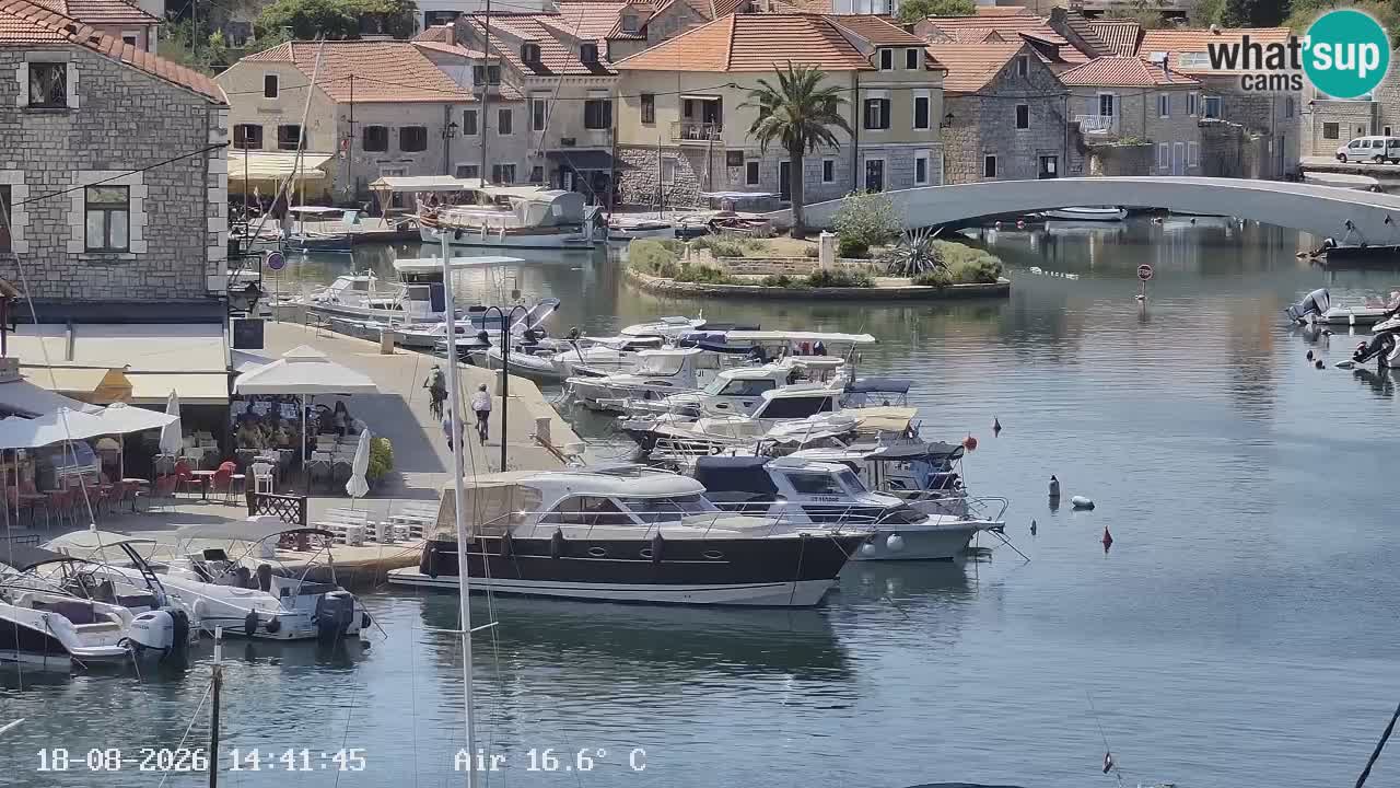 Webcam Vrboska marina | Hvar Insel | Dalmatien