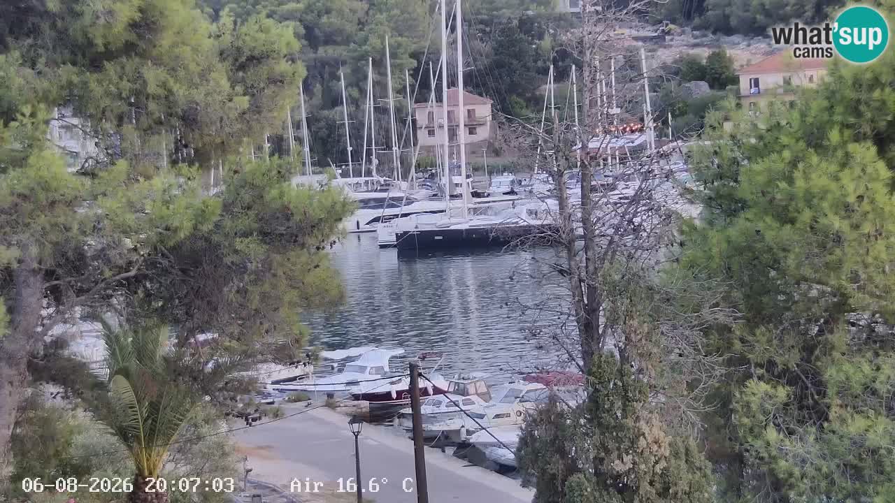 Livecam Vrboska marina | Hvar island | Dalmatia