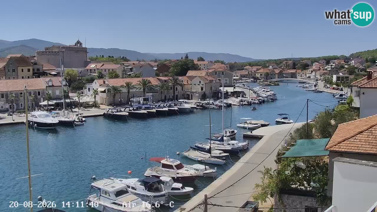 Livecam Hvar Vrboska marina | Île de Hvar | Dalmatia