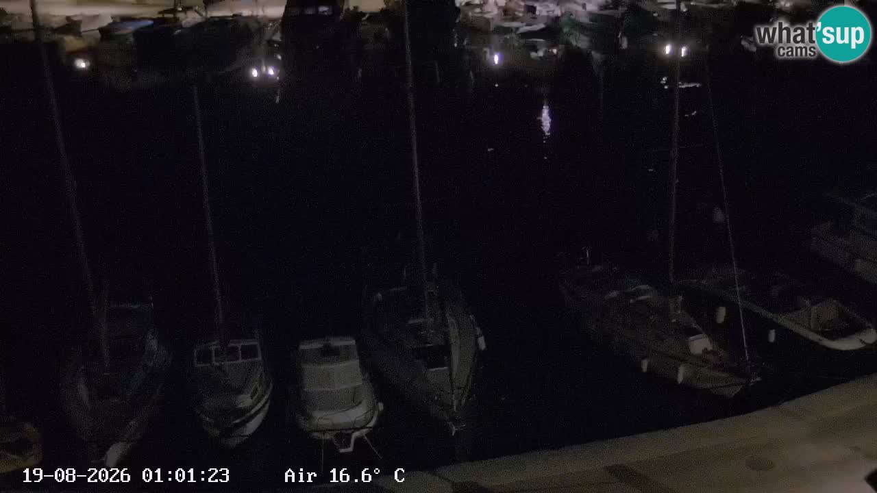 Webcam Vrboska marina | Hvar Insel | Dalmatien