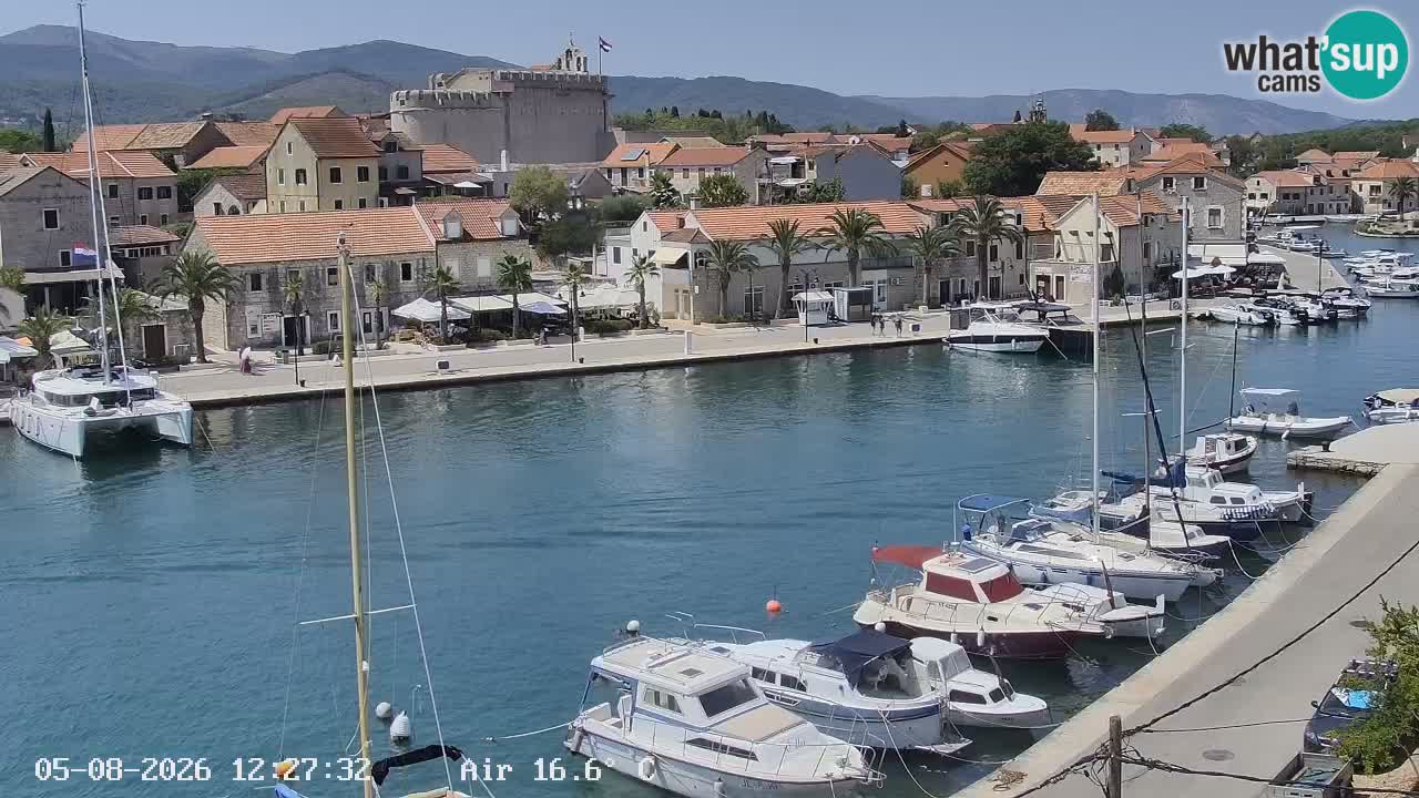 Webcam Vrboska marina | Hvar Insel | Dalmatien
