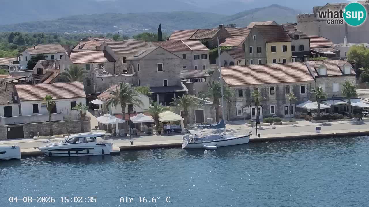Livecam Vrboska marina | Hvar island | Dalmatia