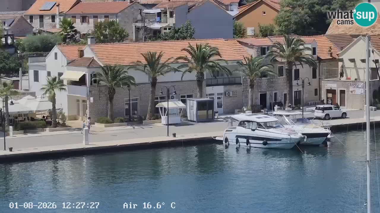Webcam Vrboska marina | Hvar Insel | Dalmatien