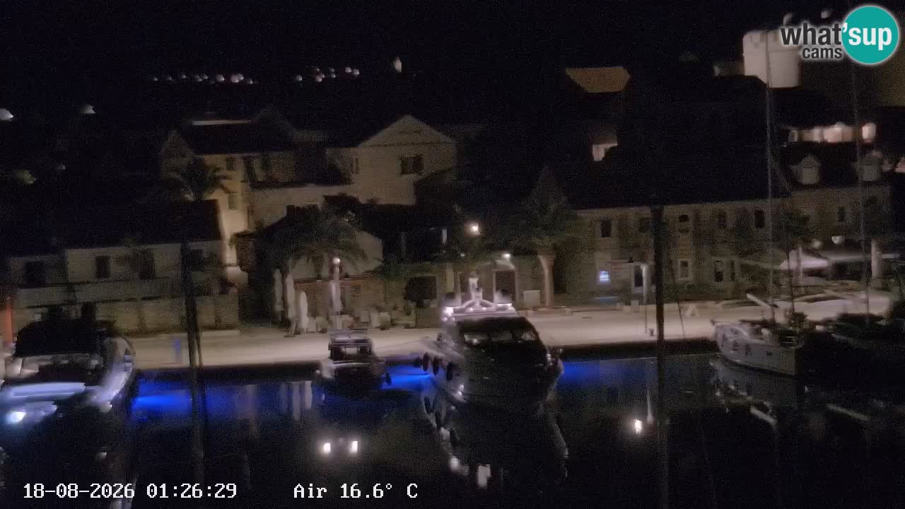 Webcam Hvar Vrboska marina | Dalmazia