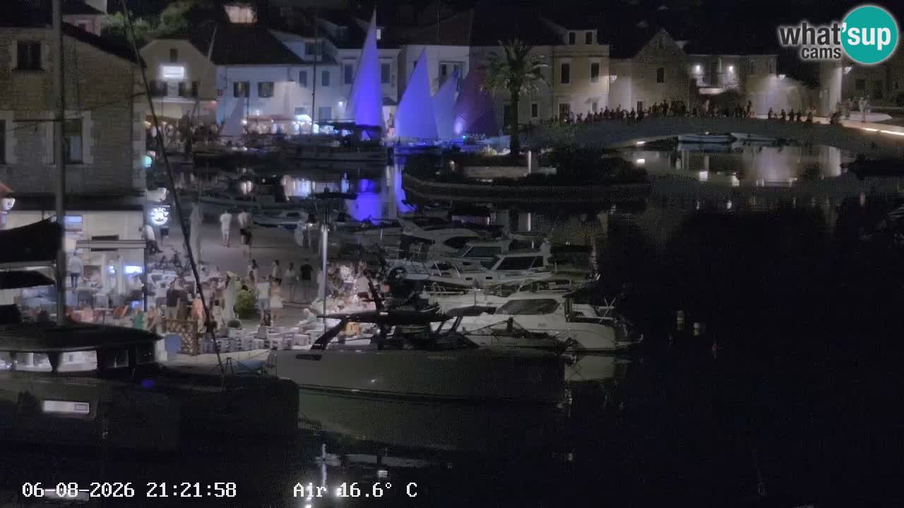 Livecam Hvar Vrboska marina | Île de Hvar | Dalmatia