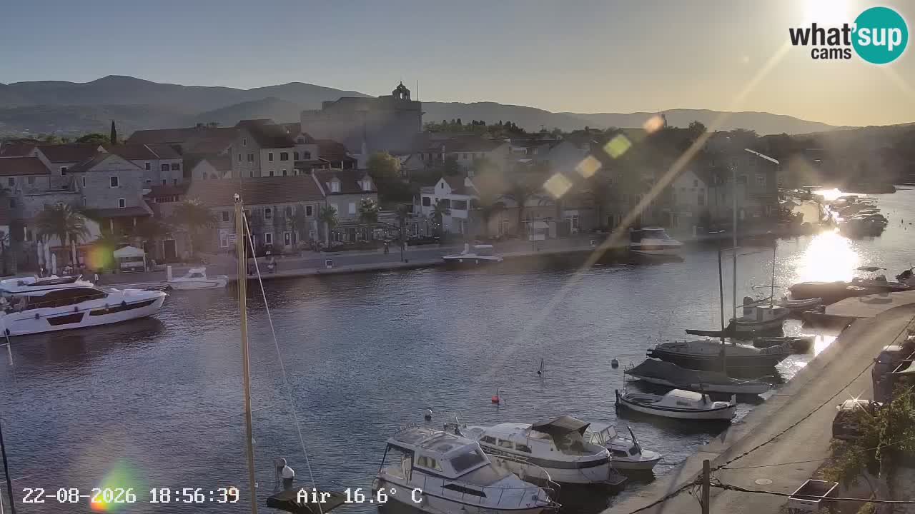 Livecam Hvar Vrboska marina | Île de Hvar | Dalmatia