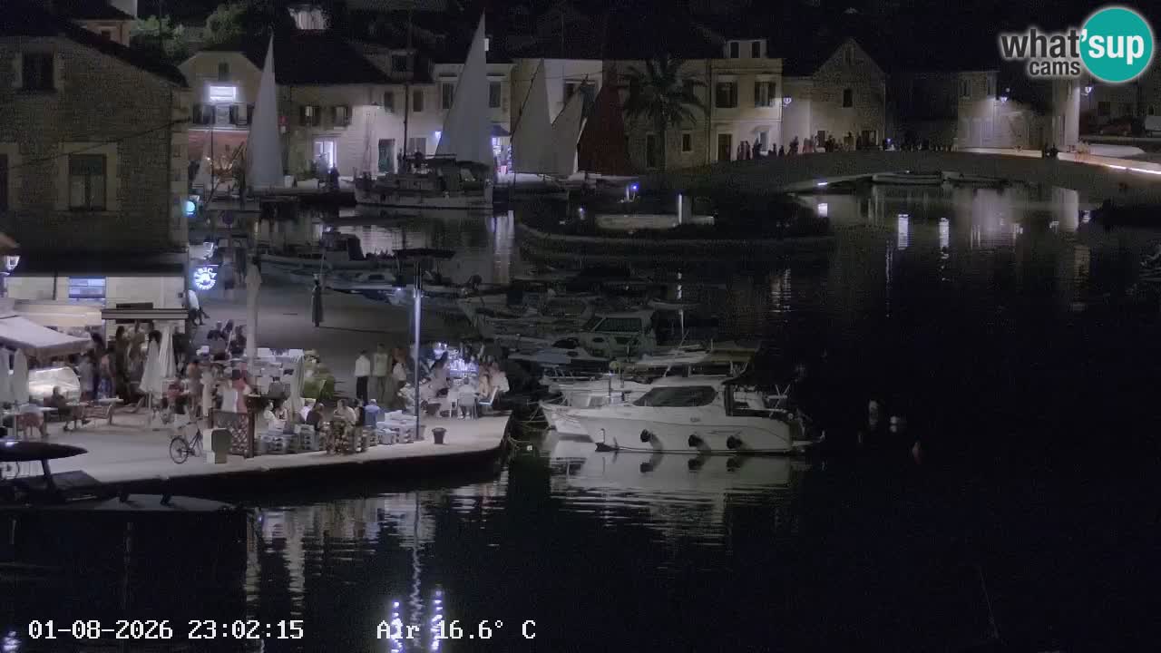 Webcam Hvar Vrboska marina | Dalmazia
