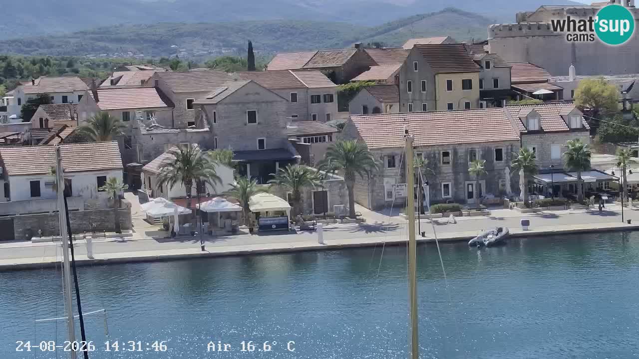 Livecam Hvar Vrboska marina | Île de Hvar | Dalmatia