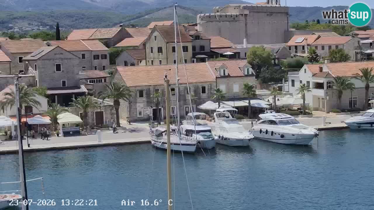 Livecam Hvar Vrboska marina | Île de Hvar | Dalmatia