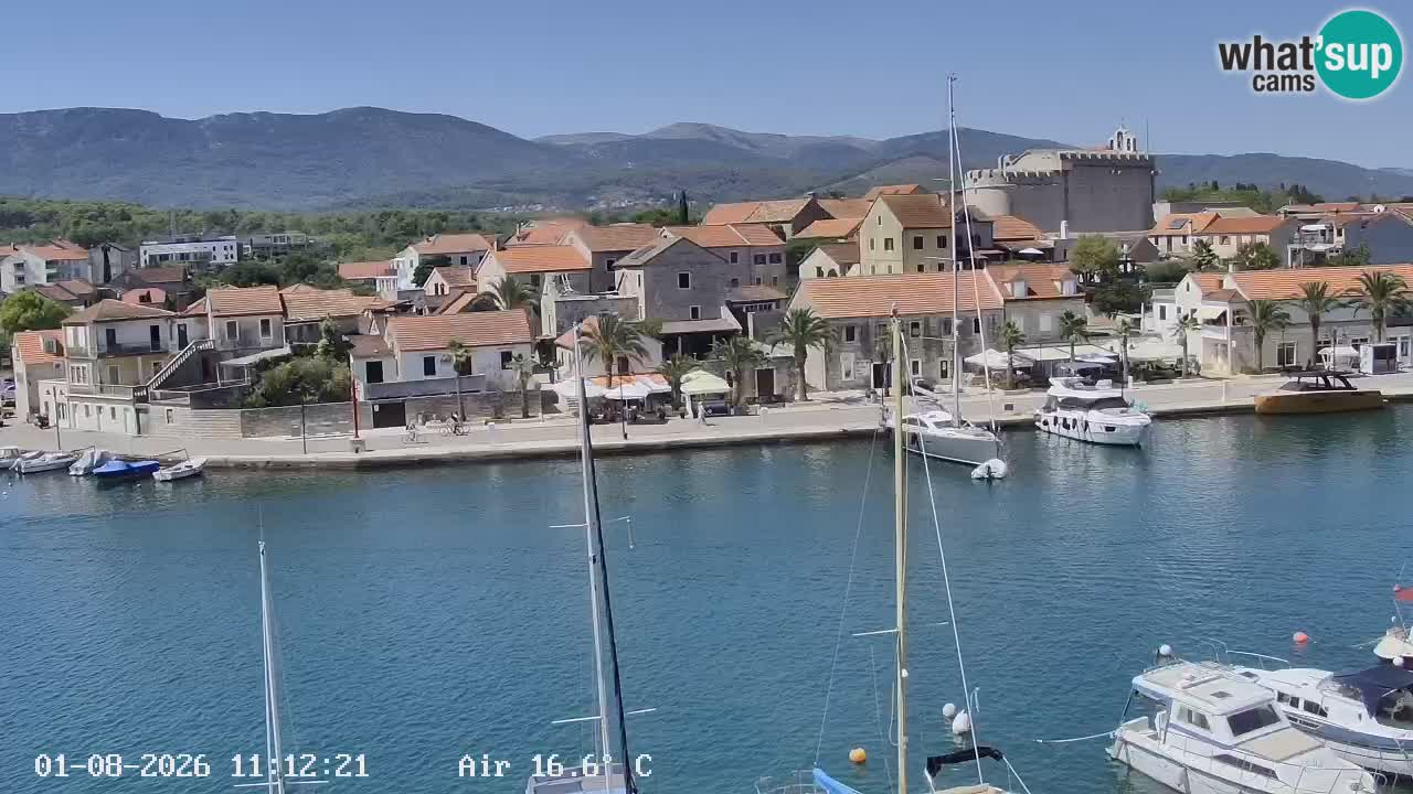 Webcam Hvar Vrboska marina | Dalmazia
