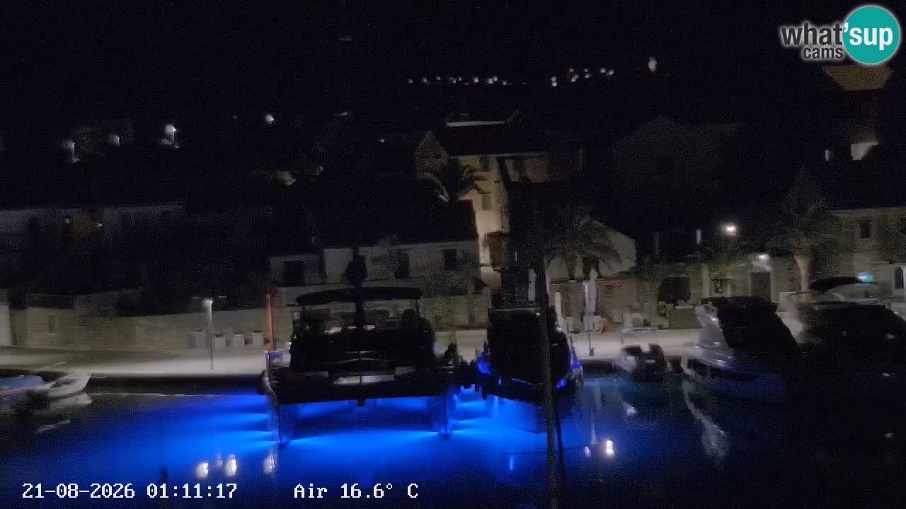 Webcam Vrboska marina | Hvar Insel | Dalmatien