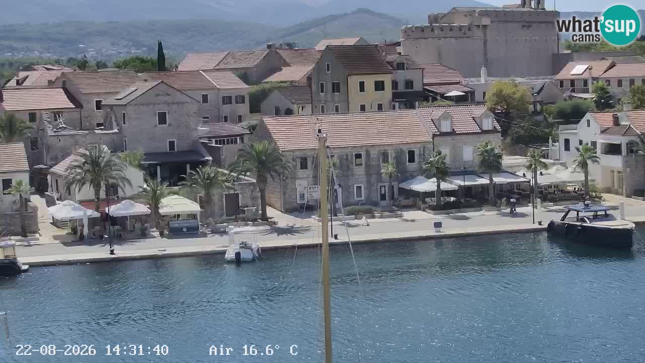 Livecam Hvar Vrboska marina | Île de Hvar | Dalmatia