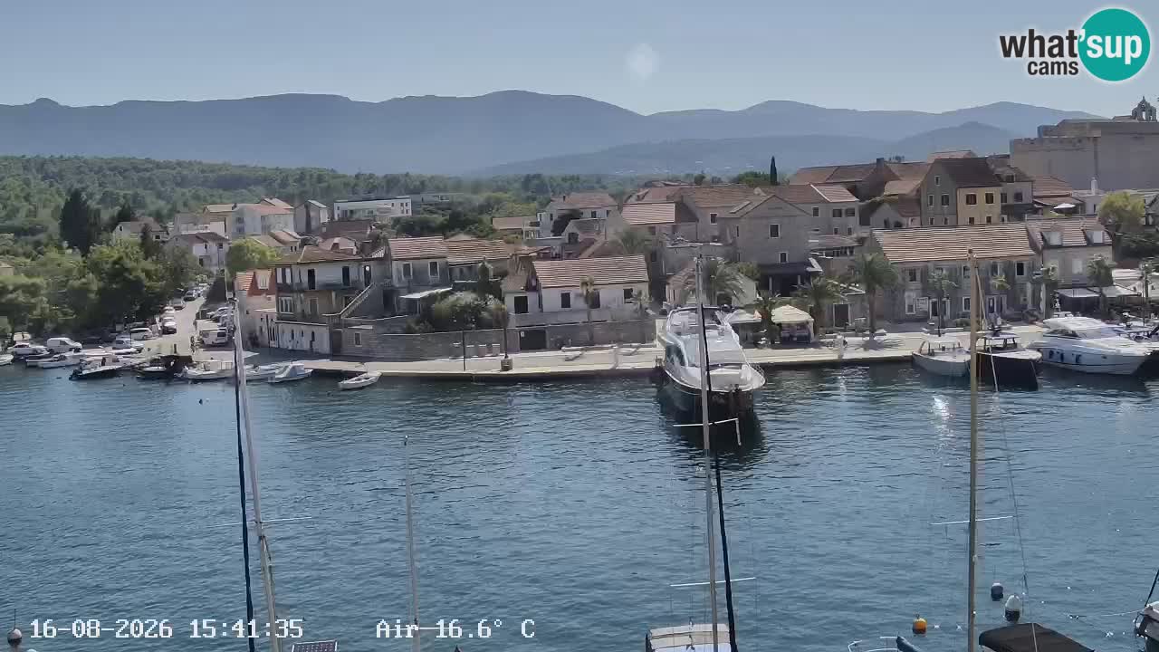 Webcam Vrboska marina | Hvar Insel | Dalmatien