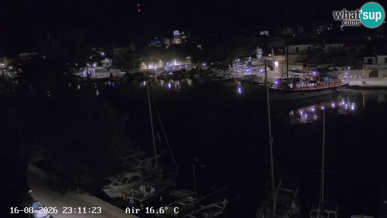 Livecam Hvar Vrboska marina | Île de Hvar | Dalmatia