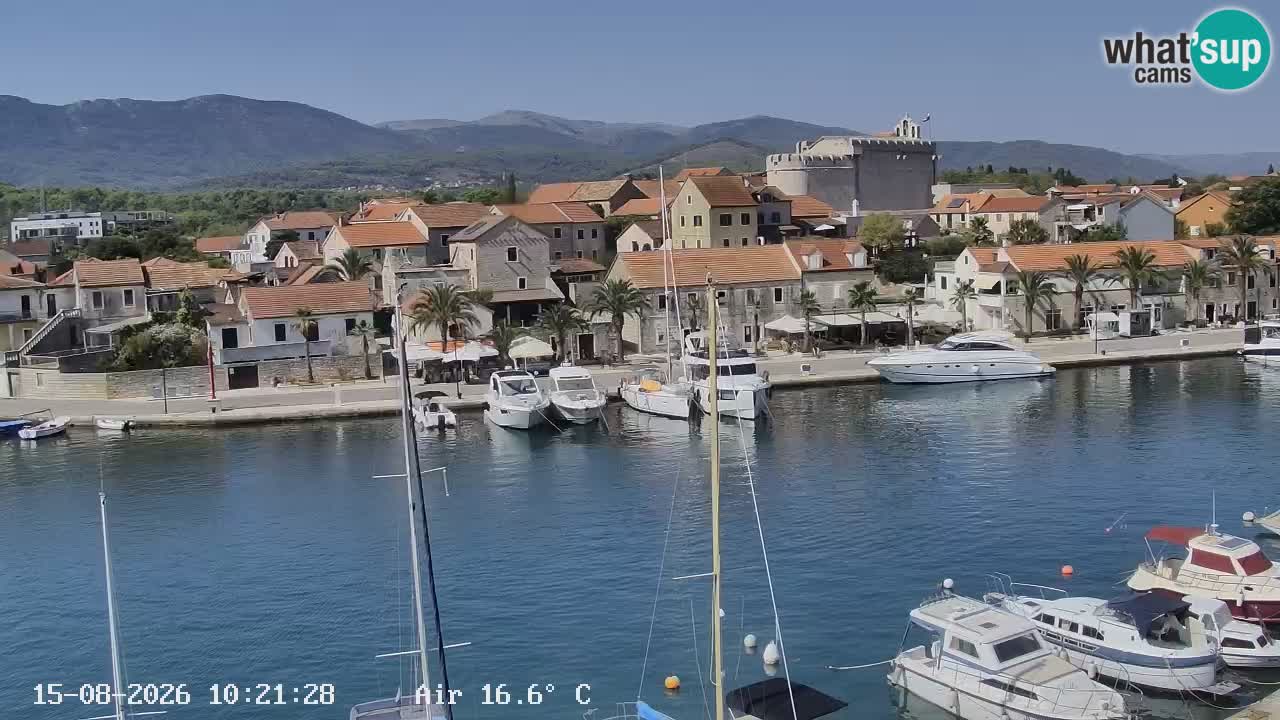 Webcam Hvar Vrboska marina | Dalmazia