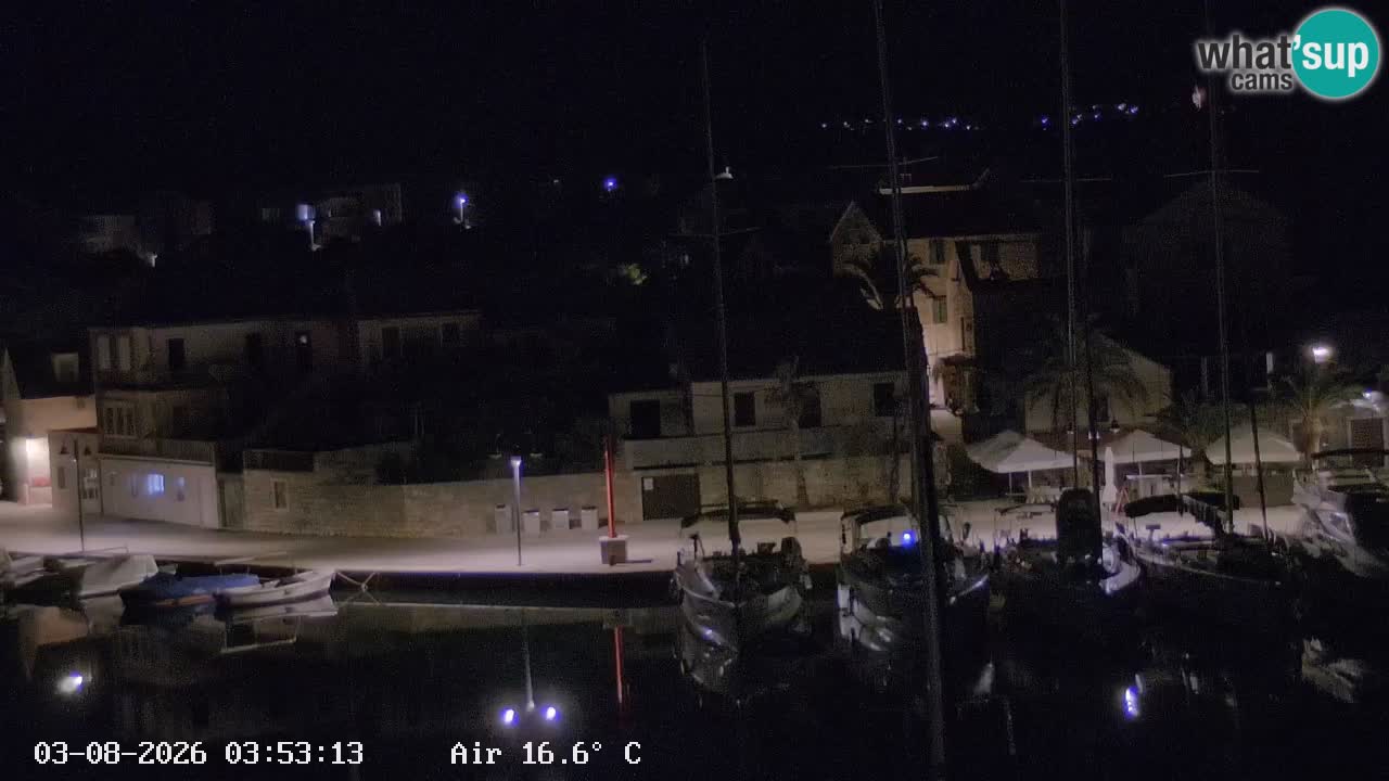 Livecam Hvar Vrboska marina | Île de Hvar | Dalmatia