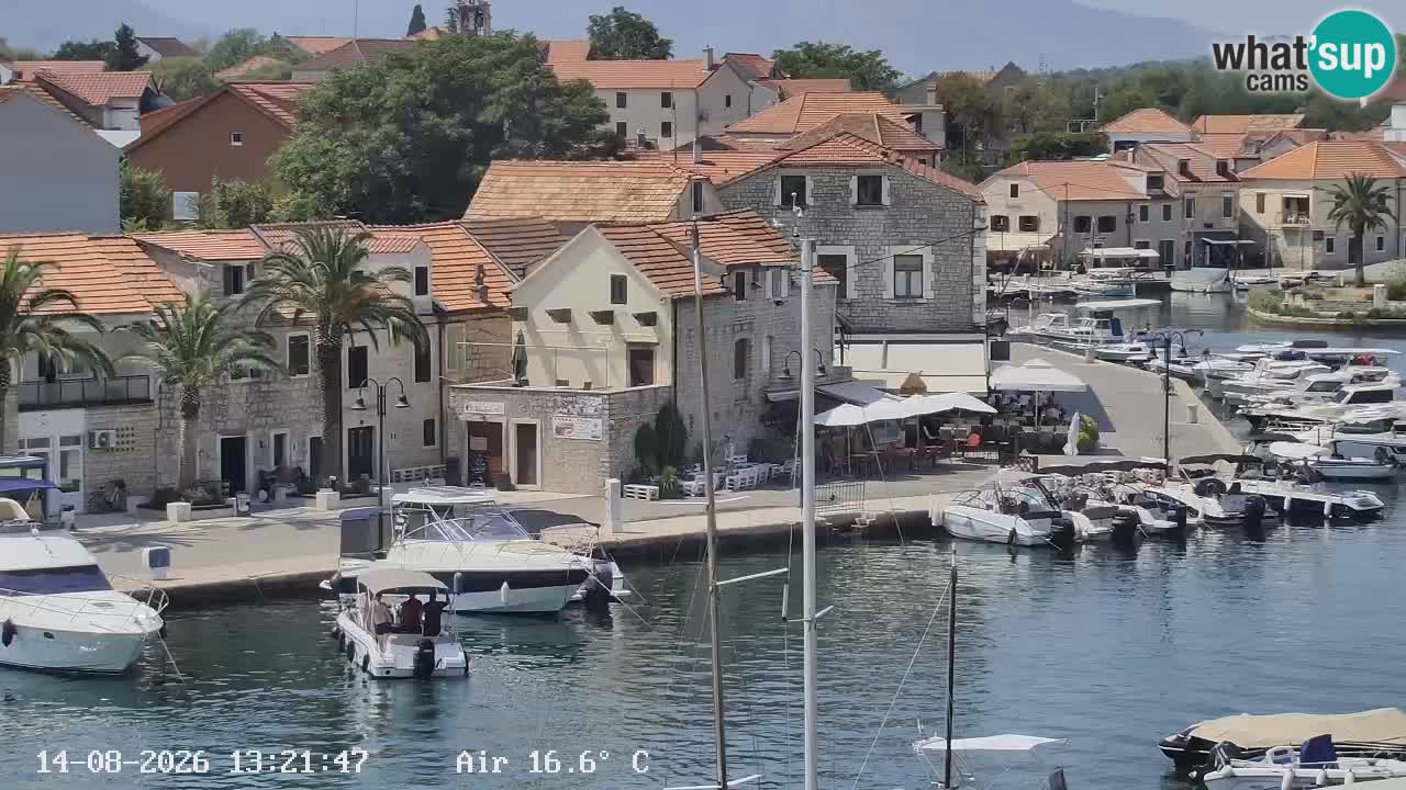 Webcam Hvar Vrboska marina | Dalmazia