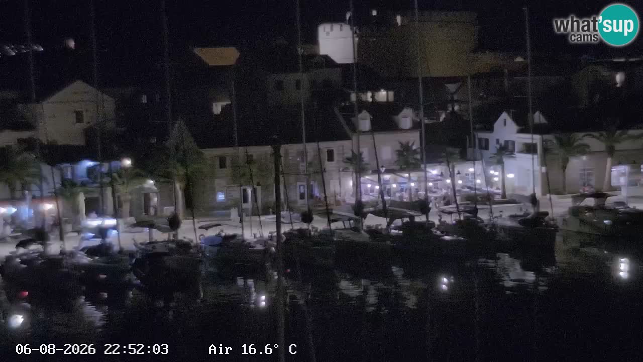 Webcam Vrboska marina | Hvar Insel | Dalmatien