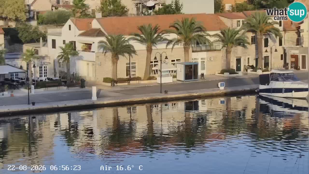 Livecam Hvar Vrboska marina | Île de Hvar | Dalmatia