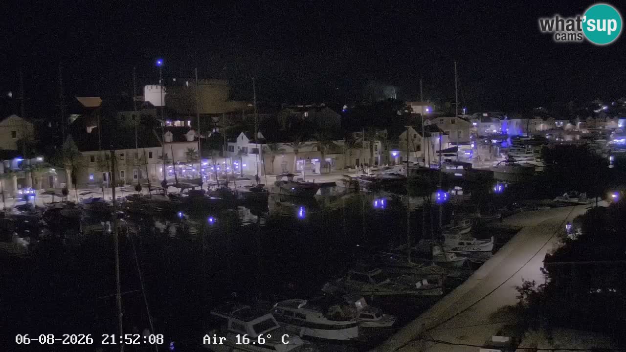 Livecam Hvar Vrboska marina | Île de Hvar | Dalmatia