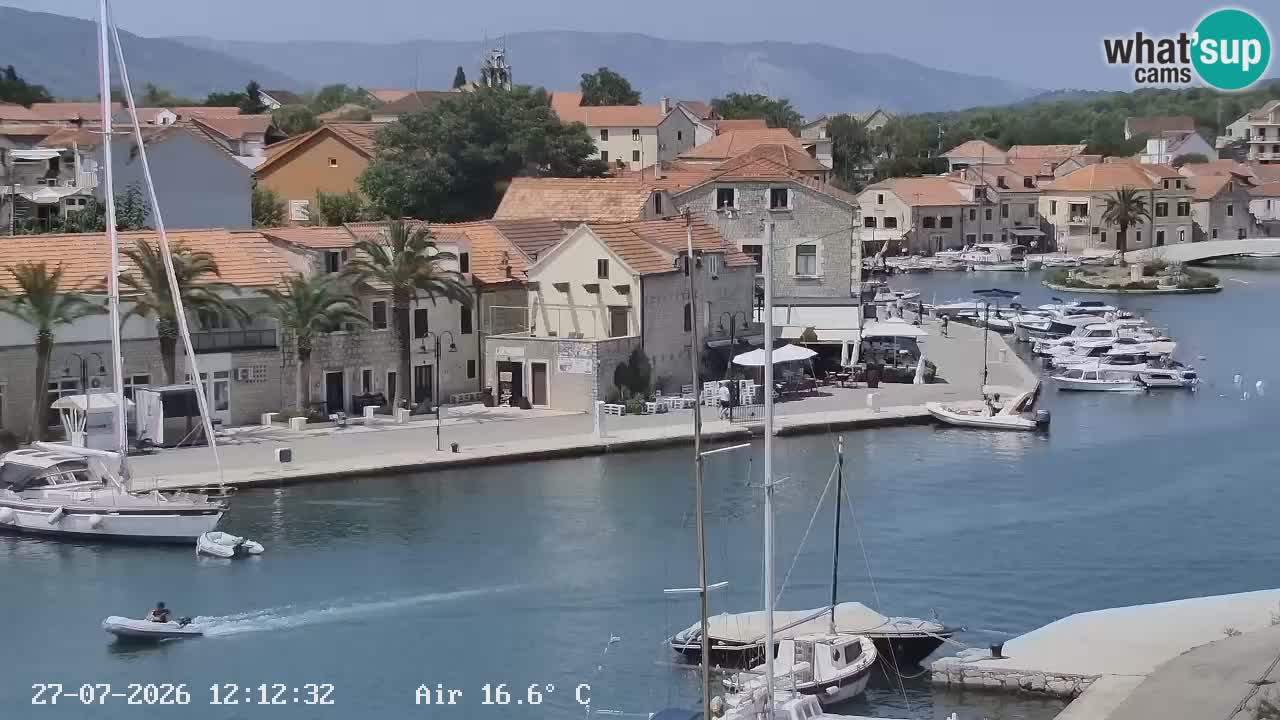 Livecam Hvar Vrboska marina | Île de Hvar | Dalmatia