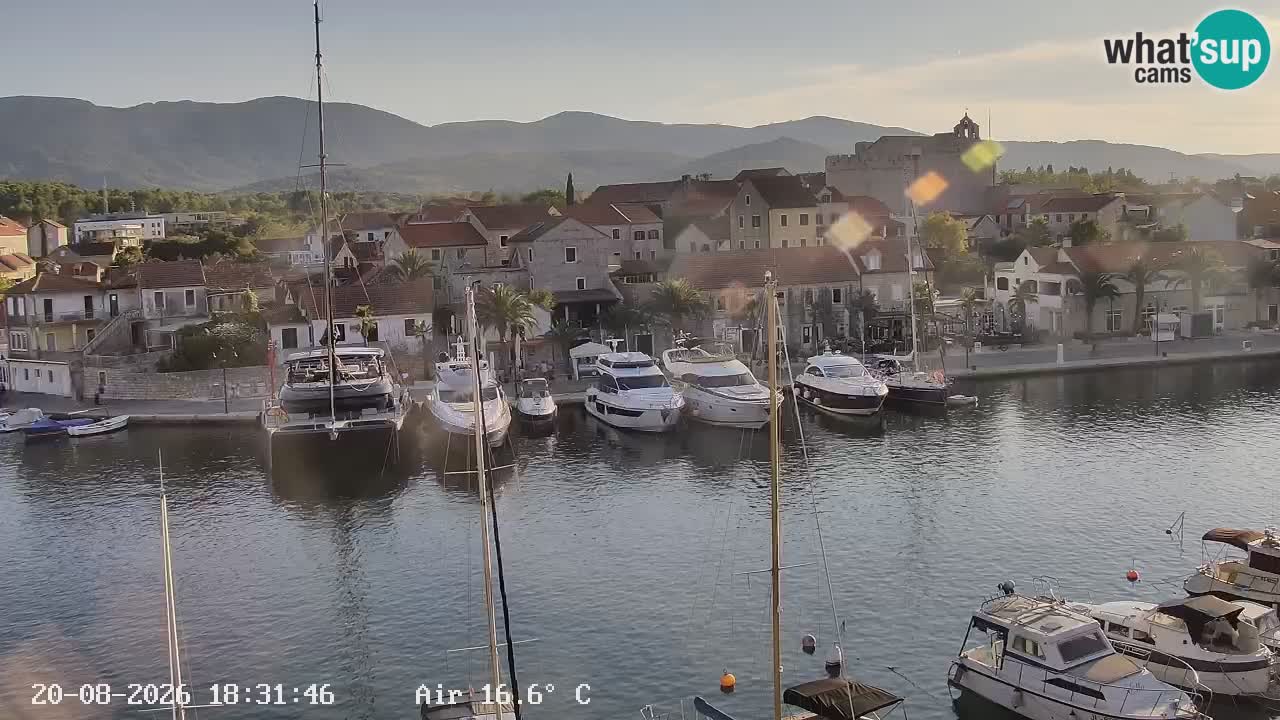 Webcam Vrboska marina | Hvar Insel | Dalmatien