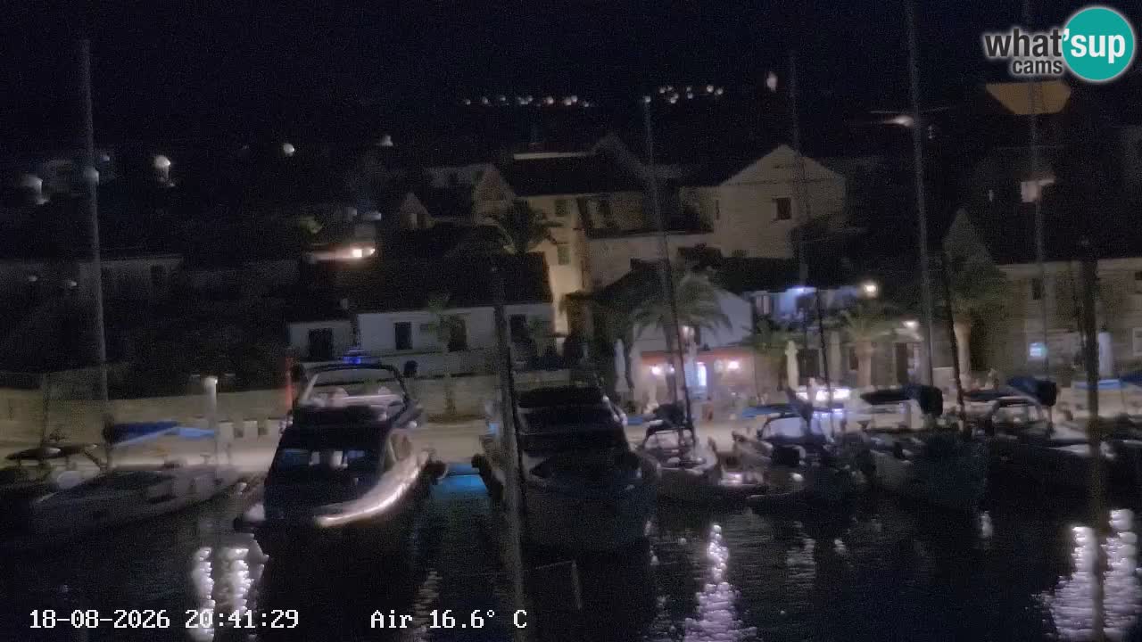Webcam Vrboska marina | Hvar Insel | Dalmatien