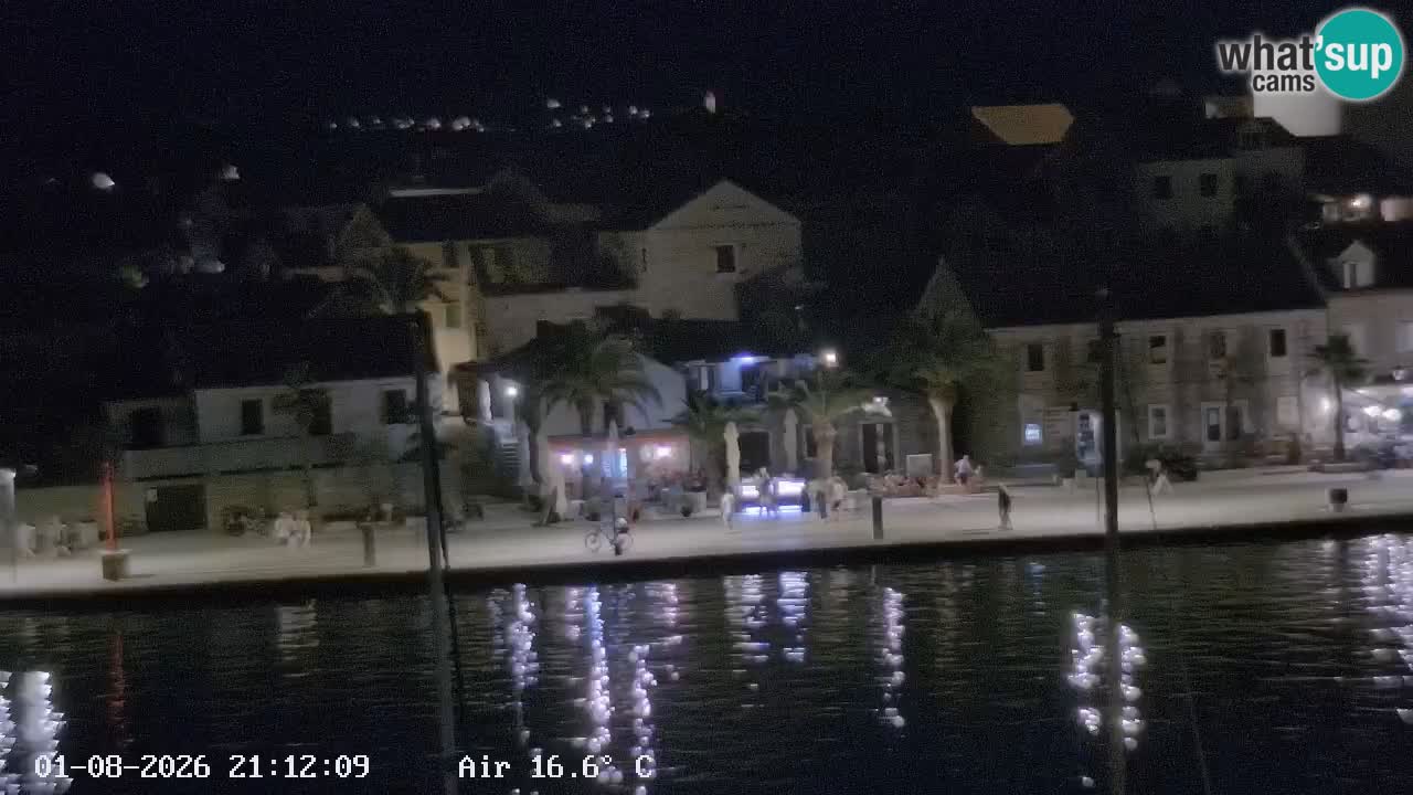 Webcam Vrboska marina | Hvar Insel | Dalmatien