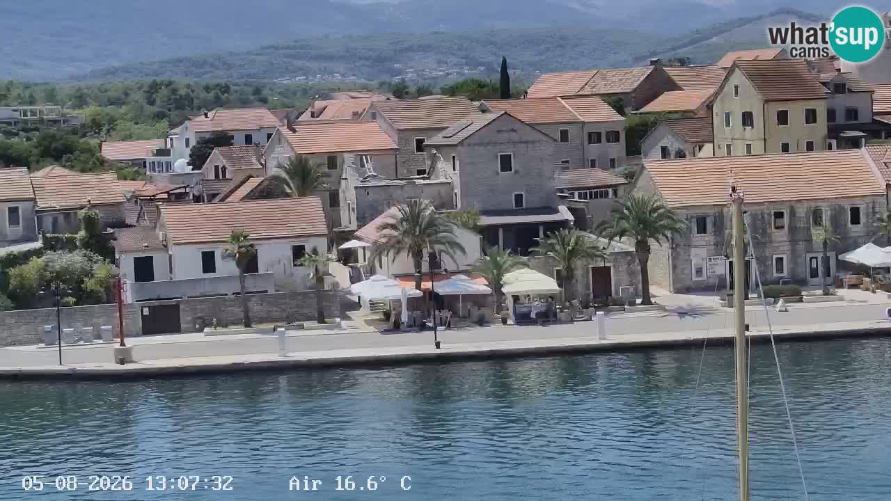 Livecam Vrboska marina | Hvar island | Dalmatia