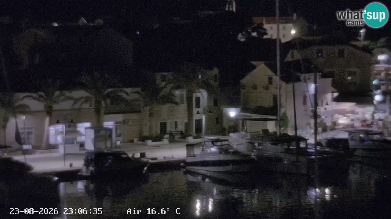 Livecam Vrboska marina | Hvar island | Dalmatia