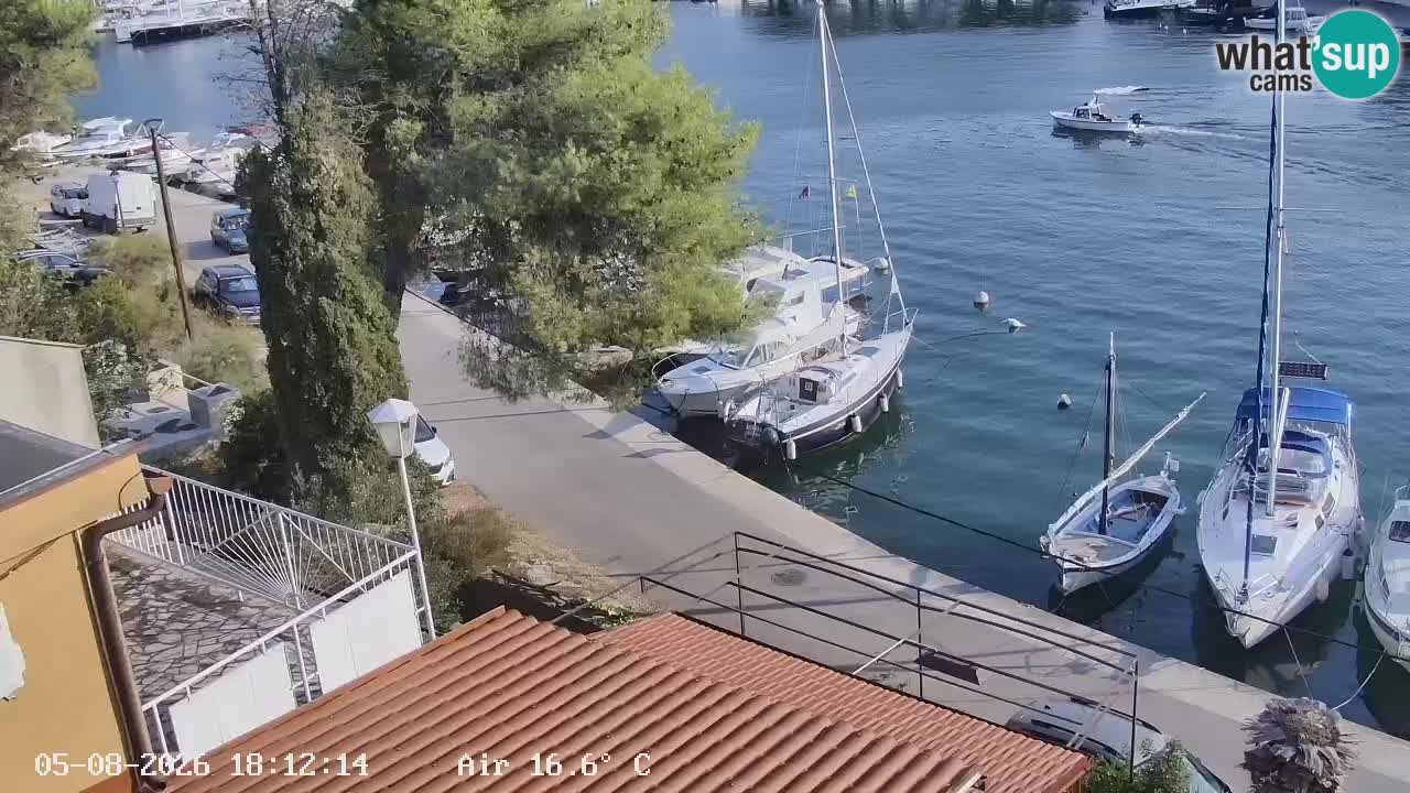 Webcam Vrboska marina | Hvar Insel | Dalmatien