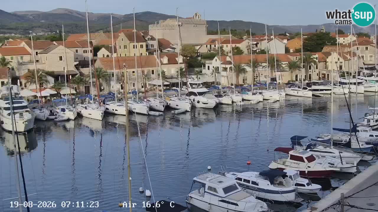 Livecam Vrboska marina | Hvar island | Dalmatia