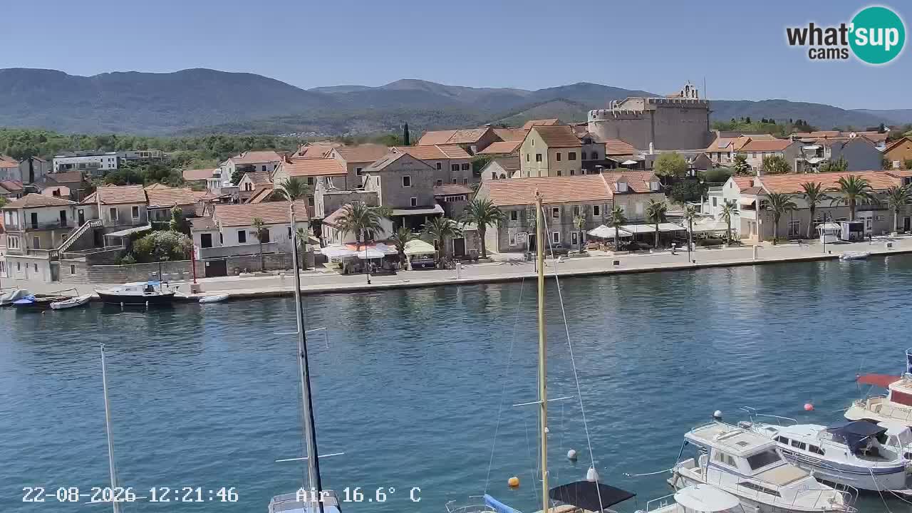Webcam Vrboska marina | Hvar Insel | Dalmatien