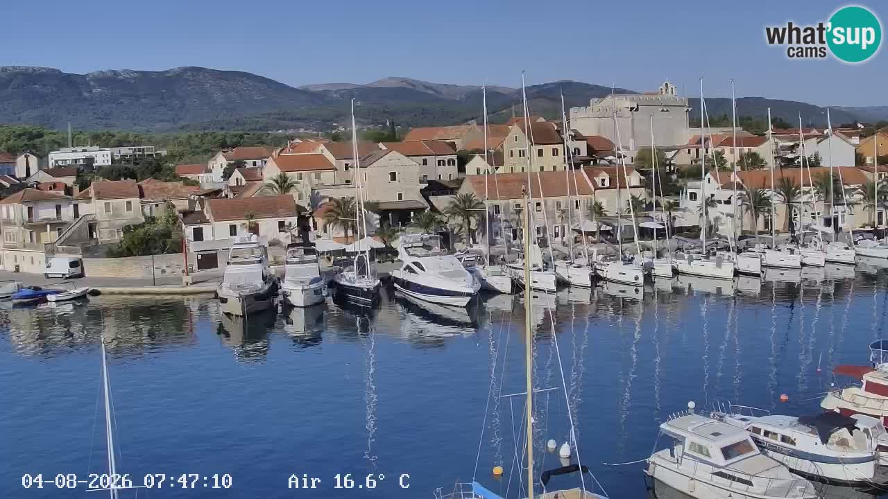 Livecam Vrboska marina | Hvar island | Dalmatia