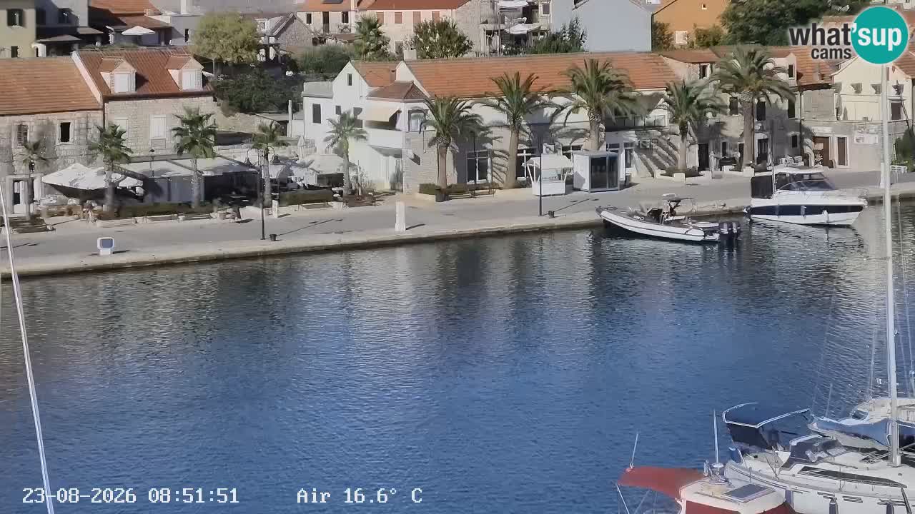 Webcam Vrboska marina | Hvar Insel | Dalmatien