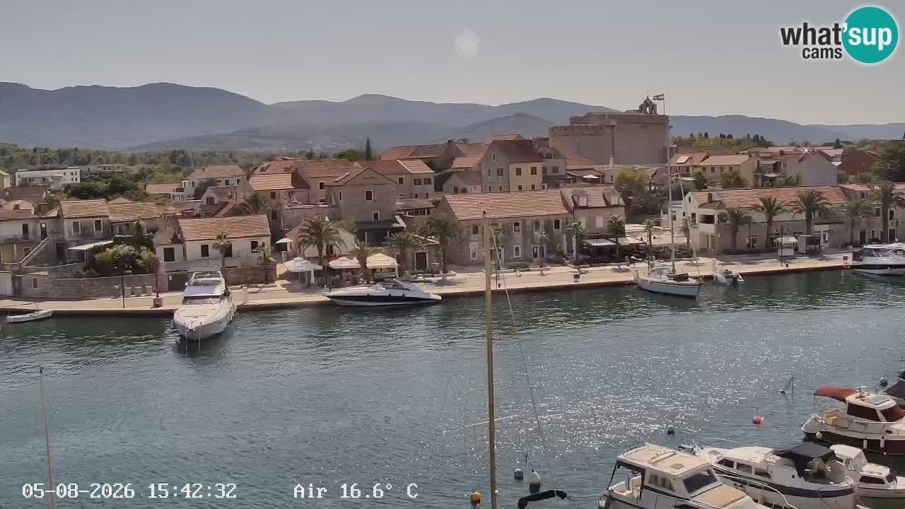 Webcam Vrboska marina | Hvar Insel | Dalmatien