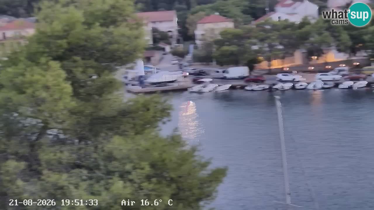 Webcam Vrboska marina | Hvar Insel | Dalmatien