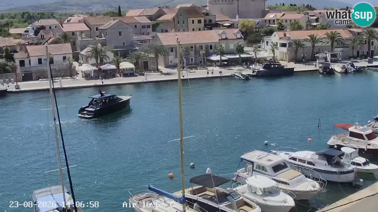 Webcam Hvar Vrboska marina | Dalmazia