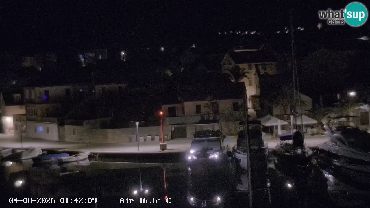 Webcam Hvar Vrboska marina | Dalmazia