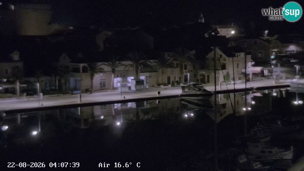 Webcam Vrboska marina | Hvar Insel | Dalmatien