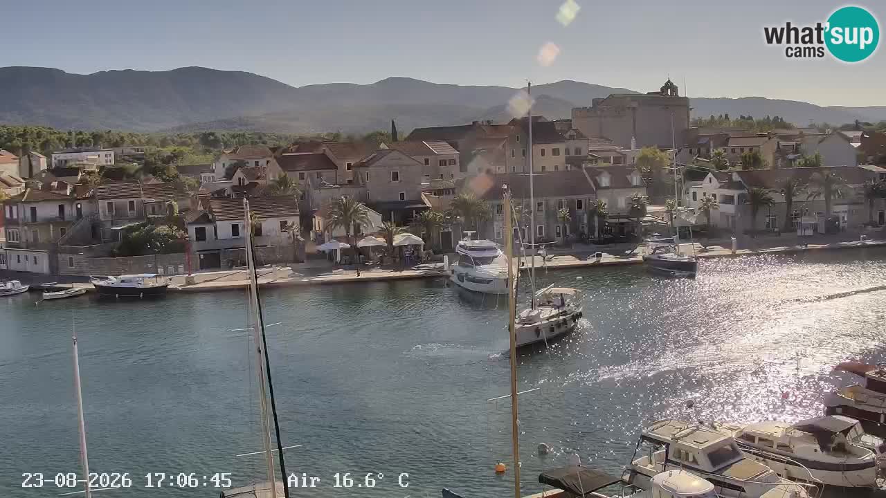 Livecam Hvar Vrboska marina | Île de Hvar | Dalmatia