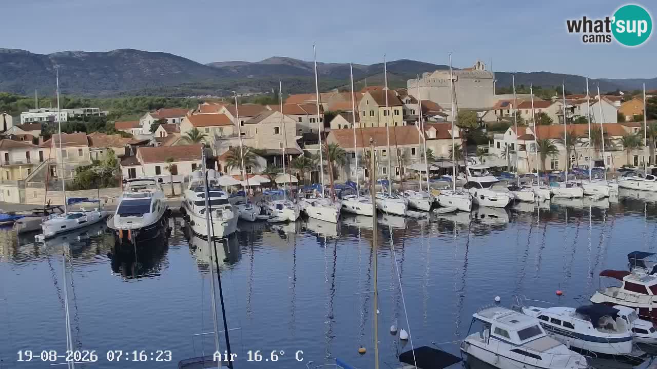 Web kamera Hvar Vrboska marina | otok Hvar | Dalmacija